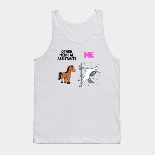 Medical Assistant Funny Unicorn Tank Top